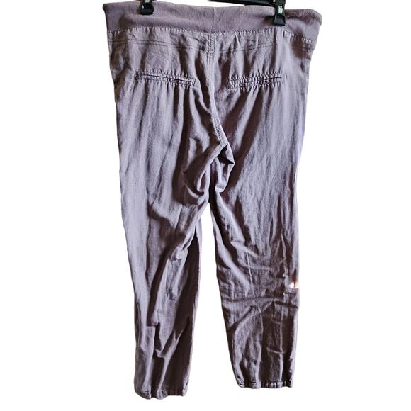 Vera Moda Brown New Rib Straight Pants Size 12 - Picture 2 of 4